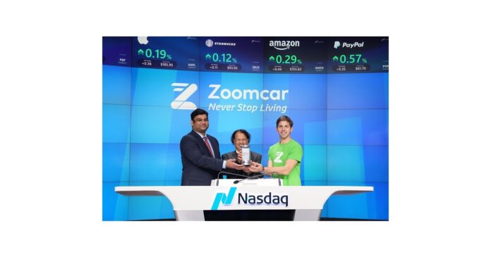 zoomcar-rings-the-bell-at-nasdaq-backed-by-strong-leadership