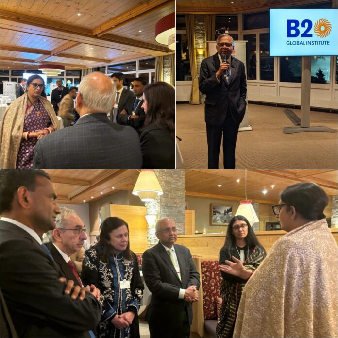 union-minister-smriti-irani-announces-establishment-of-b20-global-institute-at-wef-davos