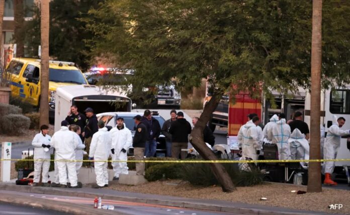 <b>explosive-incident-involves-tesla-cybertruck-outside-trump-hotel,-raising-security-concerns</b>