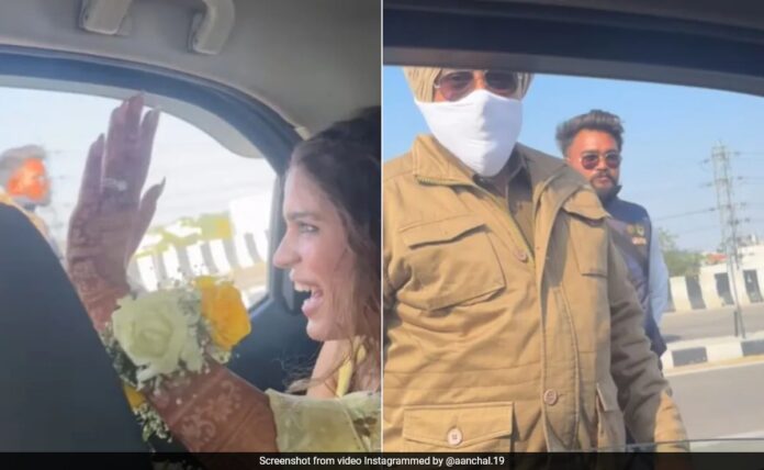 <b>punjab-police-show-heartwarming-hospitality-to-bride-to-be-with-unique-wedding-gesture</b>