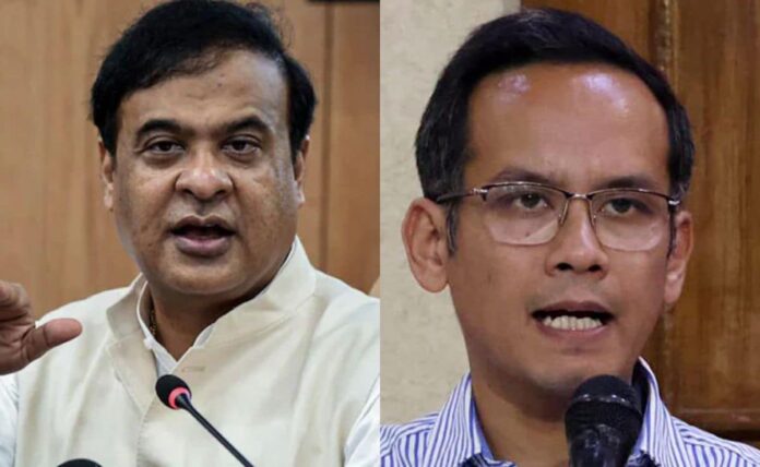 <b>himanta-biswa-sarma-calls-for-removal-of-gaurav-gogoi-from-key-delegation-amid-security-concerns</b>