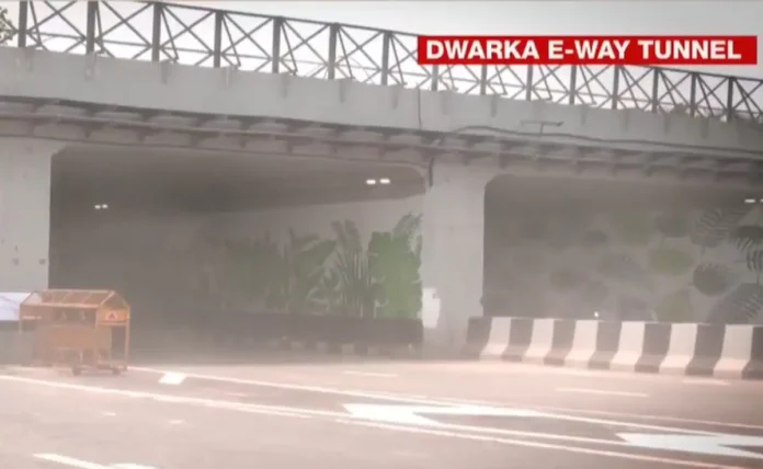 delhi-gurugram-expressway-tunnel-trial-run:-a-new-era-in-commute-efficiency