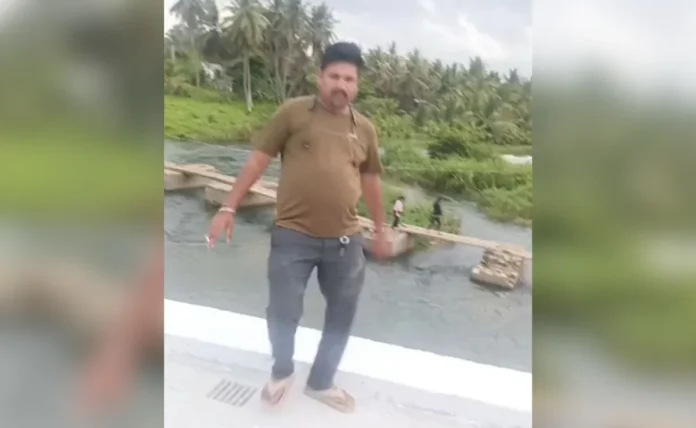 tragic-incident-at-picnic-spot:-man-falls-off-under-construction-bridge-into-cauvery-river-in-karnataka