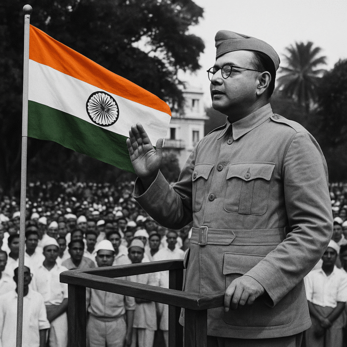 Netaji Declares Indian Territory Free from Colonial Rule